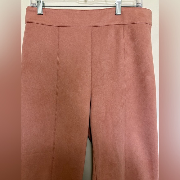 Ann Taylor Cropped Suede Dress Pant Size 8 - Picture 2 of 13
